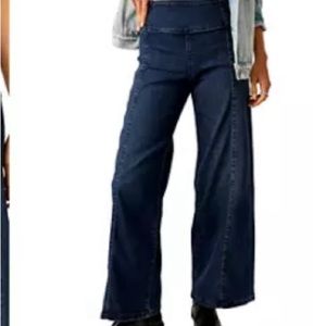 Free People wide leg jeans